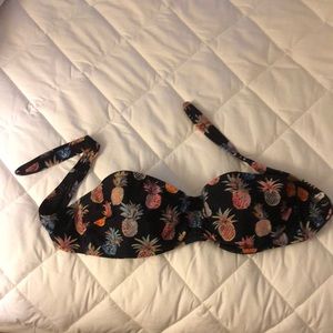 JCrew Pineapple Bathing Suit Top